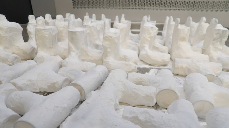 3D-gedruckte Ventile für Notfallbeatmungsmasken. Bild: Protolabs