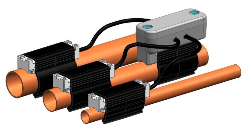 So könnte ein Rohranlegefühler in einer Variante der digitalen Freiform-Multisensorik aussehen (Bild: Jumo).