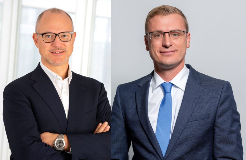 Der neue CTO Dr. Gerhard Dimmler (li.) und der neue CFO Simon Zeilberger (Bilder: Engel).