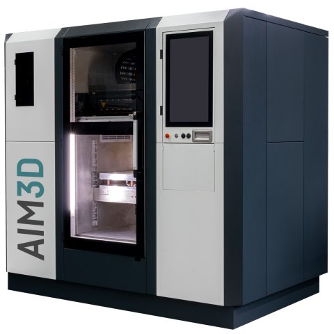Der neue 3D-Granulat-Drucker ermöglicht höhere Aufbaugeschwindigkeiten und verbesserte Bauteilgüte (Bild:AIM3D).