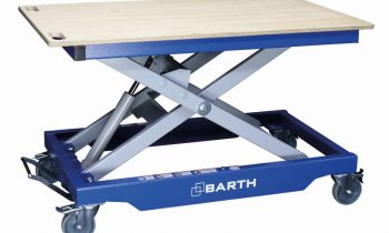 Der neue Hubtisch ist flexibel, wendig sowie stabil und wurde nach aktuellen ergonomischen Erkenntnissen entwickelt (Bild: Barth).