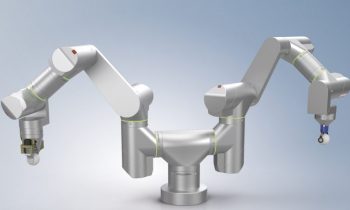 Mit den neuen Linkmodulen des Roboter-Baukastens lässt sich die Kinematik auch für Multiarm-Lösungen aufbauen (Bild: Beckhoff).