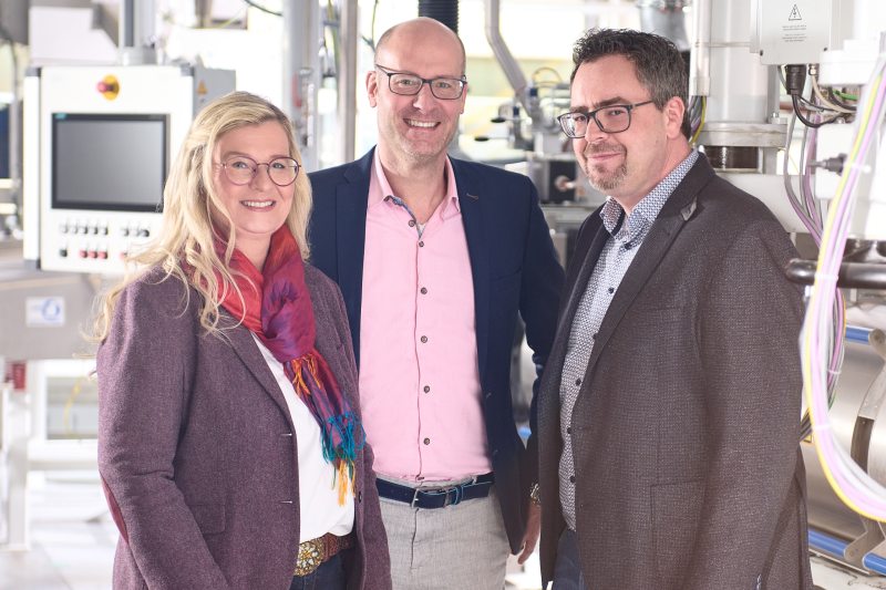 V. l.: Carmen Michels, Patrick Zimmermann und Daniel Peltzer bilden die Geschäftsleitung des Unternehmens (Bild: FKuR).