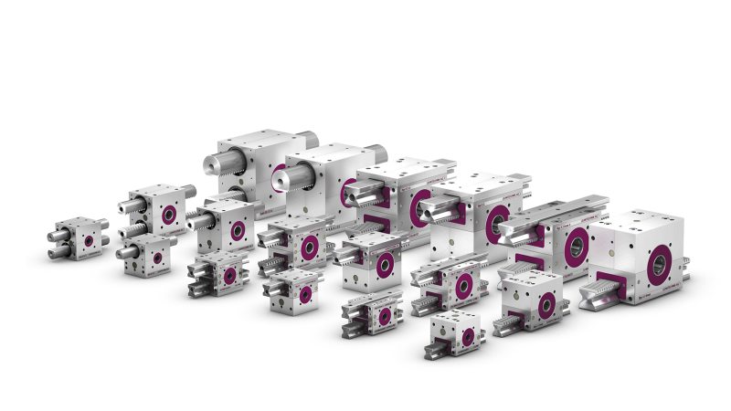 Die Zahnstangengetriebe eignen sich besonders für den Einsatz in Maschinen der Kunststoff verarbeitende Industrie (Bild: Leantechnik).