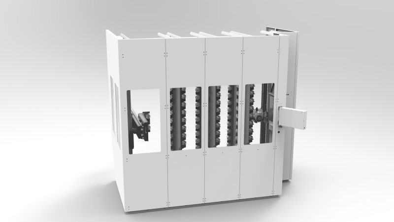Der kompakte Werkzeugwechsler ist modular aufgebaut (Bild: F. Zimmermann).