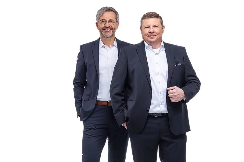 Die beiden Geschäftsführer des neuen Unternehmens (Bild: Rampf).