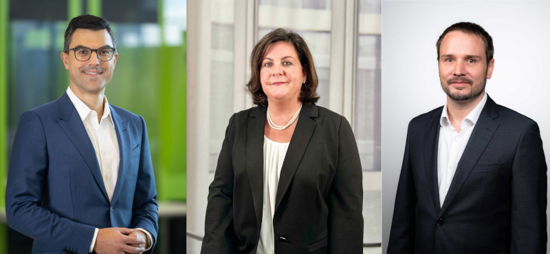 V. l.: Stafan Engleder, Vanessa Malena und Nils Mayer (Bilder: Engel).