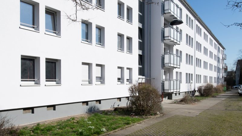 In einem Pilotprojekt wurde die neue Dämmplatte mit Rezyklatanteil eingesetzt (Bild: ABG/Jochen Müller).