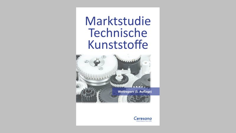 Die Marktstudie gibt bereits zum 5. Mal einen Ausblick auf die Entwicklung technischer Kunststoffe (Bild: Ceresana).