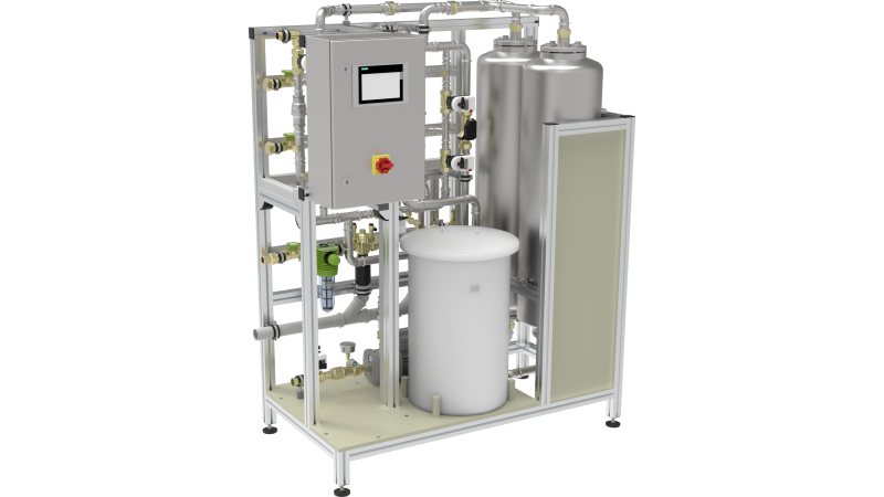 Die Teilstromfilter für geschlossene Heizungs- und Kühlkreisläufe ergänzen das Sortiment (Bild: Grünbeck).