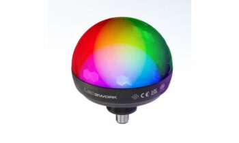 Die Multicolor-Signalleuchte ist in zwei Varianten erhältlich (Bild: LED2Work).
