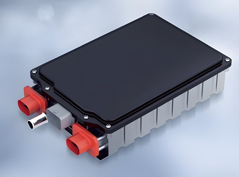 Gießharz auf PU-Basis wird z. B. für den Verguss von Onboard-Chargern in der Elektromobilität eingesetzt (Bild: Rampf).