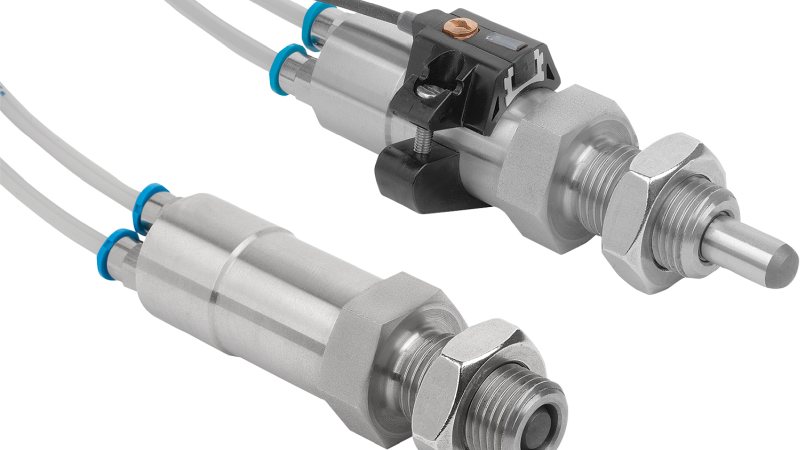Die pneumatischen Arretierbolzen wurden speziell für den Einsatz in automatisierten Prozessen entwickelt (Bild: Kipp).