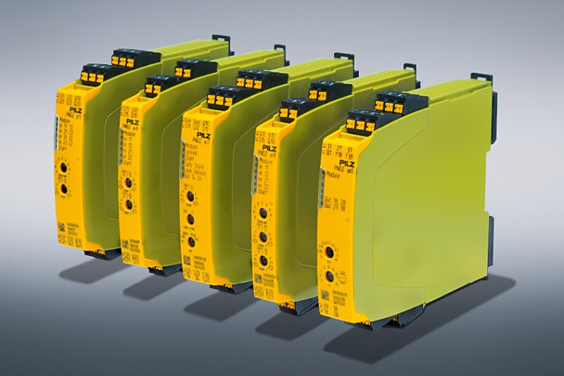 Fünf neue Module ergänzen die Reihe modularer Sicherheitsschaltgeräte (Bild: Pilz).