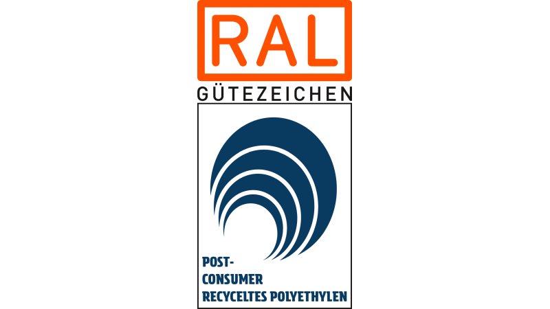 Das neue Gütezeichen für rPE (Bild: RAL).