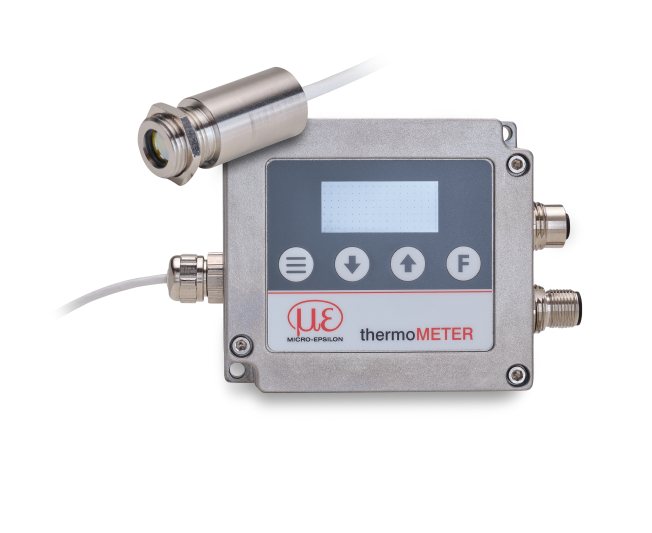 Das »thermometer UC« trennt Sensor und Controller voneinander – verbunden durch ein Kabel von 1 bis 15 m Länge (Bild: Micro-Epsilon).