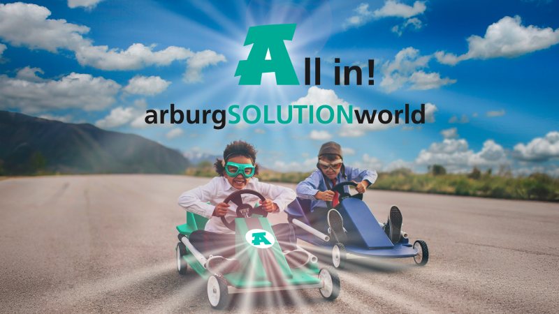Das Kommunikationskonzept soll zeigen, dass das Unternehmen alle seine Lösungen für die nachhaltige Kunststoffverarbeitung in die »arburgsolutionworld« einbringt (Bild: Arburg).