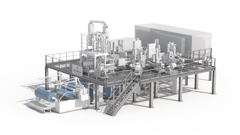Der Maschinenbauer bietet drei Anlagentechnologien für Barrierefolien an und berät Anwender im Sinne der bestgeeigneten Lösung (Bild: Reifenhäuser).