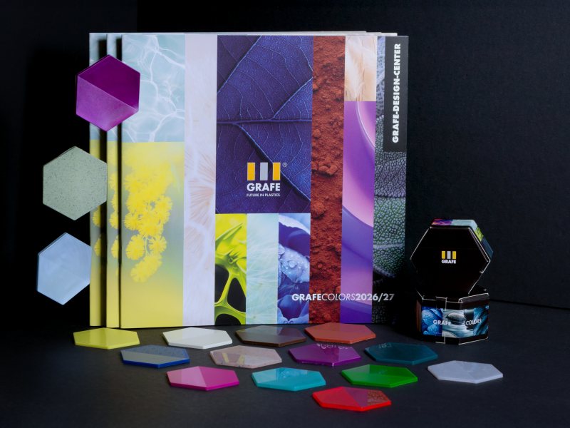 15 Farbtöne in fünf ikonischen Welten zusammengestellt (Bild: Grafe).