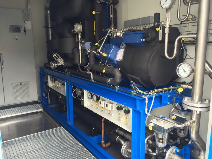 Beispiel für eine Propan-Kältemaschine (Bild: L&R).