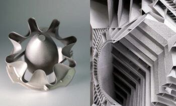 Beispielprodukte aus Eisen-Nickel-Legierung (li.) und Edelstahl (Bilder: EOS).