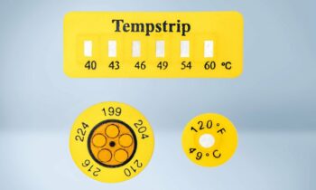 Die Thermoindikatoren stehen in Standardausführungen mit verschiedenen Skalen sowie als Einzel- und Mehrfeld-Messpunkte zur Verfügung (Bild: Kager).