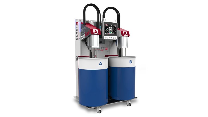 Das Dosiersystem ist eine geeignete Produktionslösung für wechselnde Materialien, kleine Losgrößen und hohe Qualitätsanforderungen (Bild: Elmet).