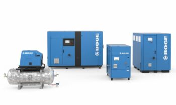 Das Unternehmen zeigt Lösungen für hohe Luft- und Gasreinheit in der industriellen Lackiertechnik (Bild: Boge).