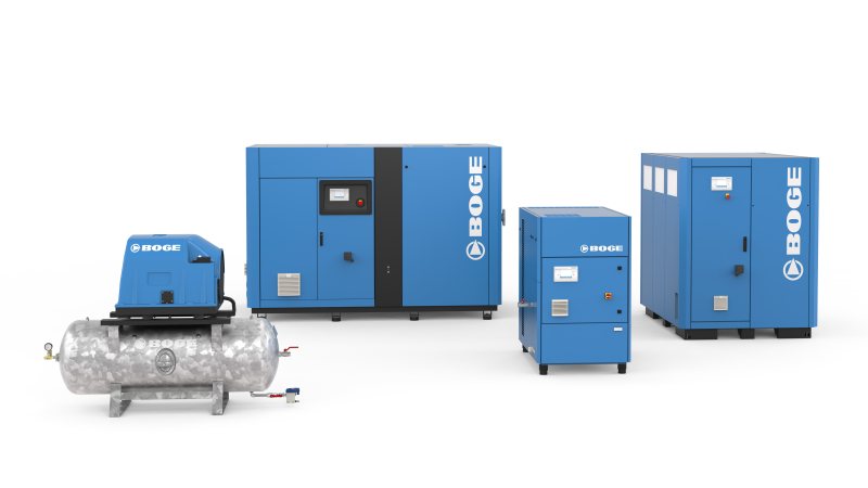 Das Unternehmen zeigt Lösungen für hohe Luft- und Gasreinheit in der industriellen Lackiertechnik (Bild: Boge).
