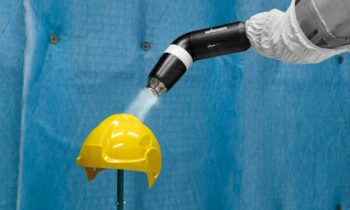 Die neue Generation Hochrotationszerstäuber mit dem modularen Steuergerät machen Hochrotation besonders einfach (Bild: Wagner).