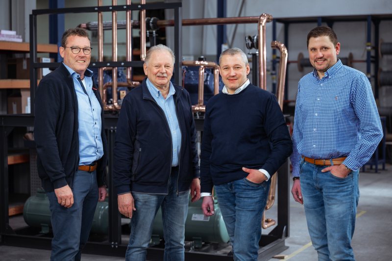 V. l.: Thomas Imenkämper, Burkhard Rüßmann, André Rüßmann, Sebastian Rüßmann.